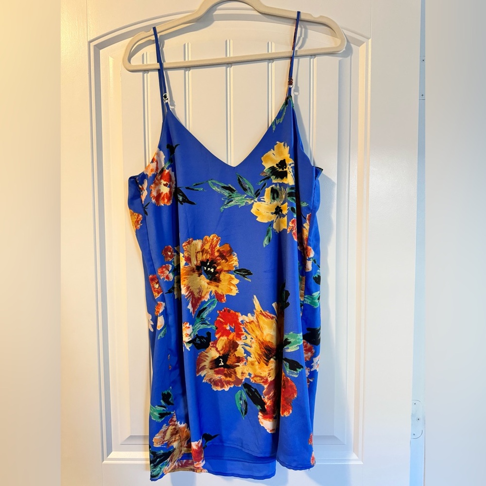 Lulus Floral Blue mini Women's Dress
